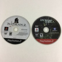 Playstation 2 Video Games Hitman 2 Silent Assassin Splinter Cell Loose D... - $14.80