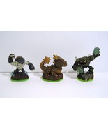 Skylanders Spyro&#39;s Adventure Terrafin, Bash, Prism Break Earth Figures - $289.67 MXN