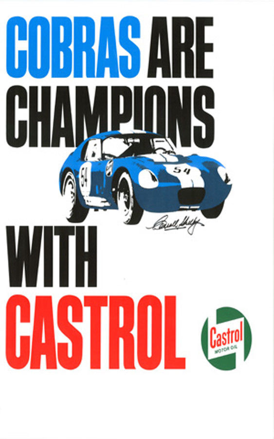 Primary image for Cobras Champions w/Castrol Metal Sign