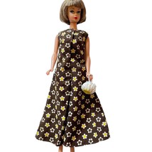 Vintage Barbie Clone Doll Outfit Mod Flower Power Daisy Wide Leg Jumpsui... - £19.46 GBP