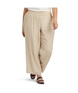 Plus Size AB Studio Novelty Elastic Waistband Lined Pants, Women&#39;s, Size... - $39.29 CAD