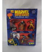 MARVEL SUPER HEROES X-MEN FIGURINE SET OF 6 W/ EXCLUSIVE ICEMAN FIGURE New - $49.22 CAD