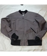 Vintage 1990 West Point Academy  Cadet Military Bomber Jacket Gray Size ... - £95.32 GBP