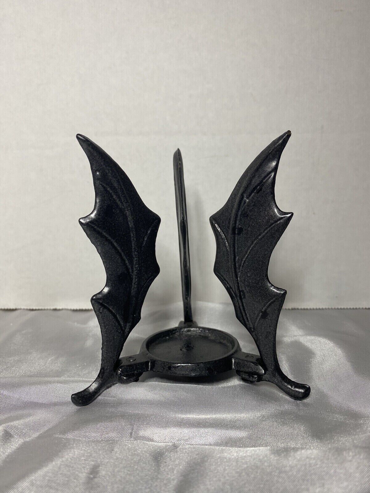 Cast Iron Holly Leaf Candle Holder - £11.77 GBP