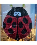 M&amp;D Balloons Vintage 1996 Ladybug Shaped Mylar Balloon Oversized 20&quot; x 2... - $21.13 CAD