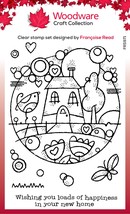 Woodware Clear Stamp 4&quot;X6&quot;-Singles Dream Home - £19.42 GBP