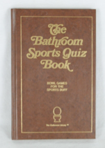 The Bathroom Sports Quiz Book Bowl Games For Sports Buff Hardcover LN 1988 Vtg. - $13.06