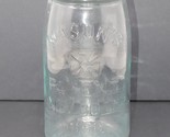 Mason&#39;s Patent Nov 30th 1858 Hero Cross Jar with Ball Zinc Lid - £94.13 GBP