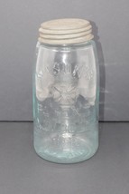 Mason&#39;s Patent Nov 30th 1858 Hero Cross Jar with Ball Zinc Lid - £96.50 GBP