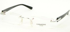 Neu LUMIERE Brille Italien 1210 C08 Glänzend Silber Brille 47-17-140mm - £44.38 GBP