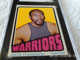 1972-73 Topps Nate Thurmond # 28 Sgc 70 Warriors Basketball - £43.96 GBP