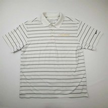 Nike Golf Livestrong Mens Polo Shirt Size L White Polyester TD1 - $10.88