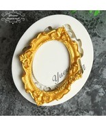 Baroque Scroll Sugarcraft Mirror Picture Frame Silicone Mold Fondant Lac... - $12.42