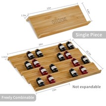 Bamboo Spice Drawer Organizer - 8 Pack 13&quot;X4.7&quot;X1.6&quot; Spice Rack Tray - Spice Jar - $61.99