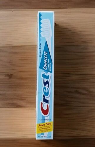 Vintage 1997 Crest Complete Adult (Compact Straight) Toothbrush- New Old Stock - $8.99