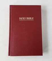 Holy Bible NRSV New Revised Standard Version  1989 Red Hardcover Zondervan - £7.46 GBP