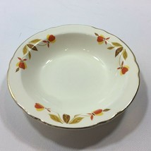 Autumnware Vintage Hall China Autumn Leaf Mary Dunbar Dessert Bowl Dish ... - $34.99