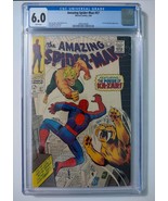 1968 The Amazing Spider-Man 57 CGC 6.0 Marvel Comics 2/68: 12-cent Ka-Za... - £128.47 GBP