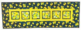 Quilt Kit - Garden Path 19.5" x 57" Lemons Table Runner Quilting Kit M42... - $24.97