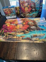Buffalo Chuck Pinson 1000 Piece A Beautiful Day At Cinque Terre Puzzle - $7.99