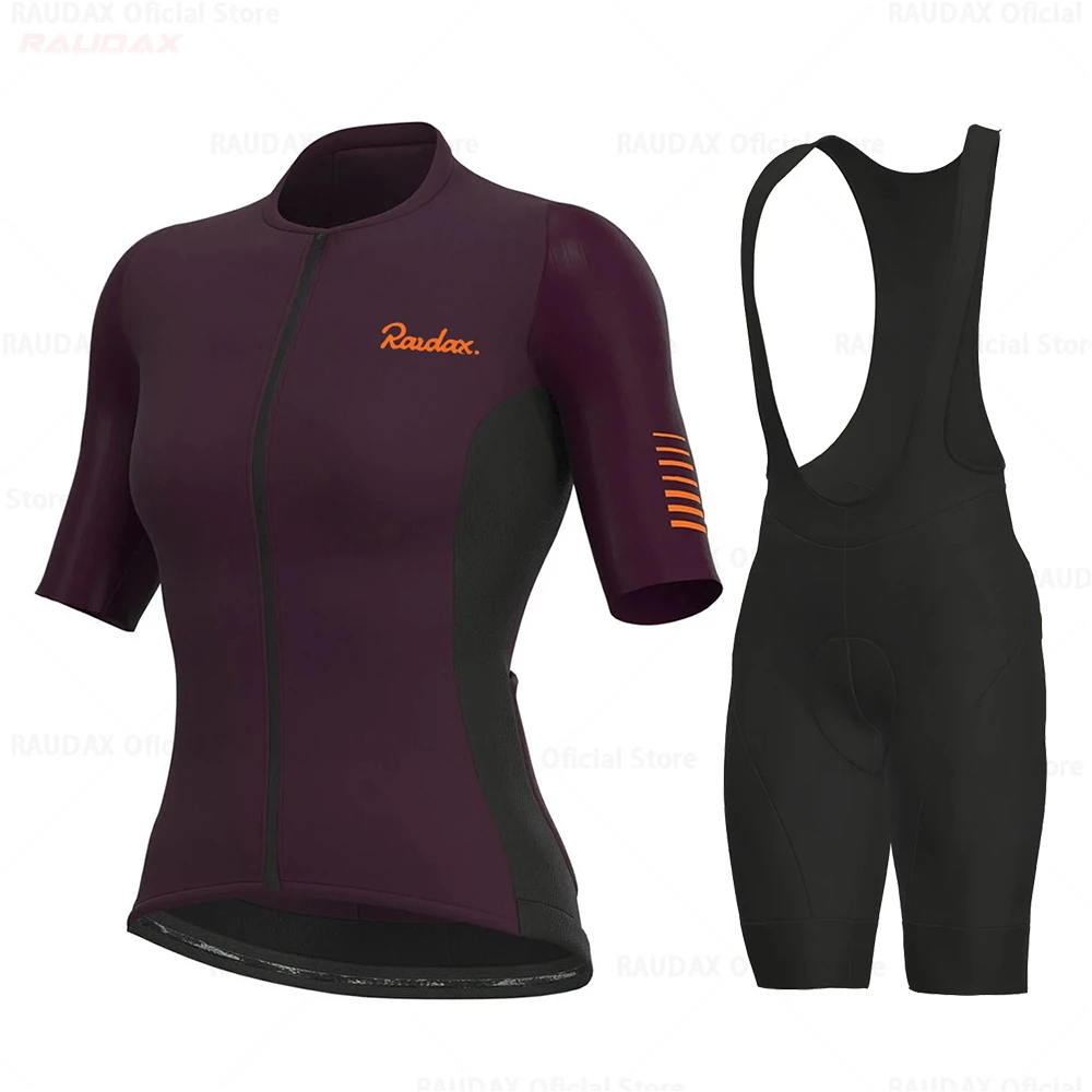 Sporting Women Cycling Clothing 2022 Raudax Ropa Ciclismo Mujer Short Sleeve Cyc - £37.24 GBP
