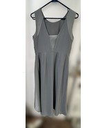 Banana Republic Sleeveless High Low Gray Dress, Size 4 - $15.43