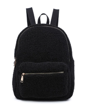 Urban Expressions Women&#39;s Herdwick Sherpa Backpack In Black - £31.26 GBP