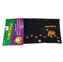 VINTAGE MEAD GARFIELD THE CAT BLACK SCHOOL ZIPPER POUCH 3 RING BRAND NEW... - $23.75