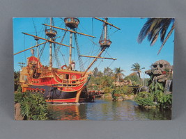 Vintage Postcard - Pirate Ship Disneyland California - Walt Disney Productions - £11.85 GBP