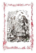 Alice in Wonderland: You&#39;re Nothing but a Pack of Cards! by John Tenniel - Art P - £17.53 GBP+
