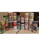 Lot of 16 Vintage Empty Pull Tab Beer Cans Robin Hood Olympia Bud Ortlie... - £23.65 GBP