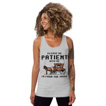 Please Be Patient with Me I&#39;m from The 1900s Vintage Unisex Tank Top Red - $24.70+