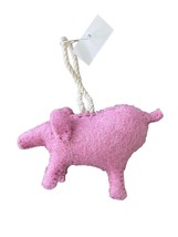 HomArt Felt Pink Pig Hanging Christmas Farm Ornament - £7.81 GBP