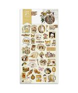 CUTE KITTY CAT STICKERS Kawaii Nylon Sticker Sheet Craft Scrapbook Seal NEW - $2.49