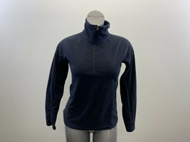 Columbia Women&#39;s 1/4 Zip Fleece Pullover Size Small Black Long Sleeve Mo... - $10.86 CAD