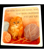 1970s Vintage very cute Persian cat magnet~For extra hugs and kisses~Gra... - $591.02 MXN