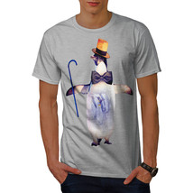 Wellcoda Penguin Bird Dance Funny Mens T-shirt, Tap Graphic Design Printed Tee - £14.63 GBP+