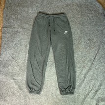 Nike Mens Pants Small Gray White Jogger Sweatpant Air Logo Casual Lounge... - $21.98