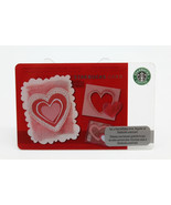 Starbucks Coffee 2010 Gift Card Valentine Hearts Red Pink Zero Balance N... - £8.48 GBP
