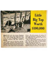 1950 Brinley&#39;s Big Top Circus Advertisement Vintage Article Cut Out DWF25 - $24.99