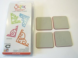 Sizzix Sizzlets Architectural Accents 654470 4 Dies Scrapbooking Craft Projects - $16.80