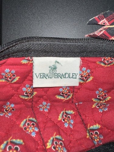Vintage Vera Bradley Anastasia Jilly Shoulder Crossbody Petite Coin Change Purse Item image 15