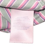 Ralph Lauren Baby Boys Striped Button Down Shirt Green Pink 12M Polo image 5