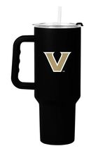 Vanderbilt Commodores Tumbler Black Gold 40 oz NCAA Flipside Powder Coat - $74.26 CAD