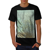 Wellcoda Dream Big Positive Mens T-shirt, Dream Graphic Design Printed Tee - £17.20 GBP+