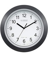 La Crosse Technology WT-3129B 12 Inch Atomic Analog Wall Clock, Black - $60.95 CAD