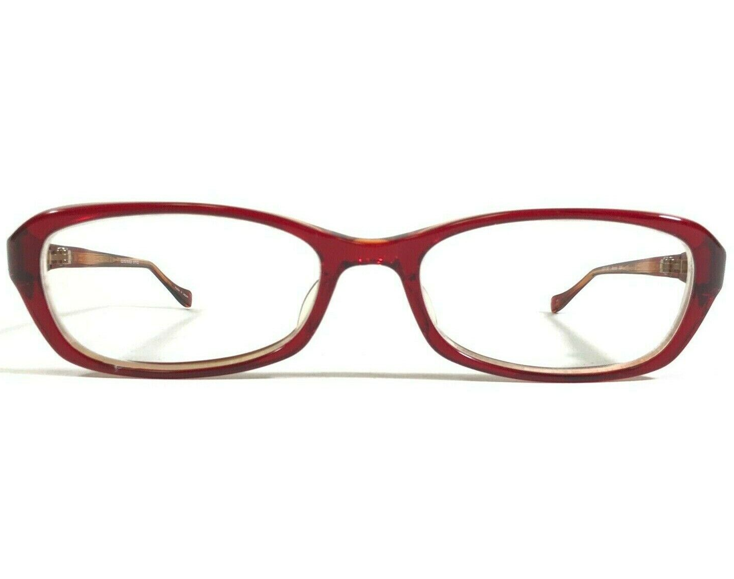 Oliver Peoples Eyeglasses Frames Marcela SUN Clear Red Rectangular 51-17-135 - £29.54 GBP