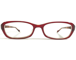 Oliver Peoples Eyeglasses Frames Marcela SUN Clear Red Rectangular 51-17-135 - £29.67 GBP