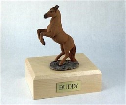 Horse Chestnut Figurine Funeral Cremation Urn Avail. 3 Different Colors ... - £133.28 GBP+