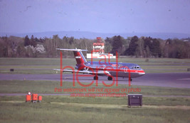 1980&#39;s Amateur 35mm Slide Photo Negative US Air Jet on Runway - $6.95